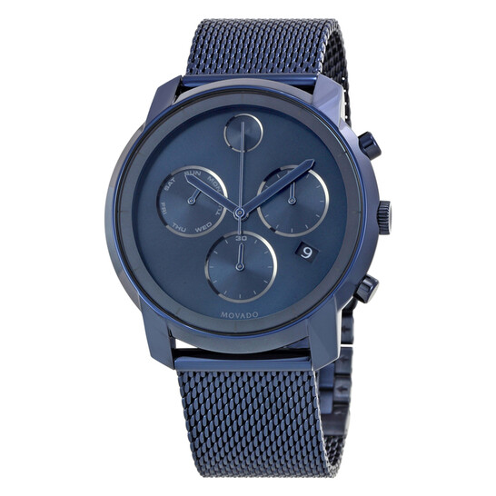 Movado Bold Chronograph Blue Dial Men