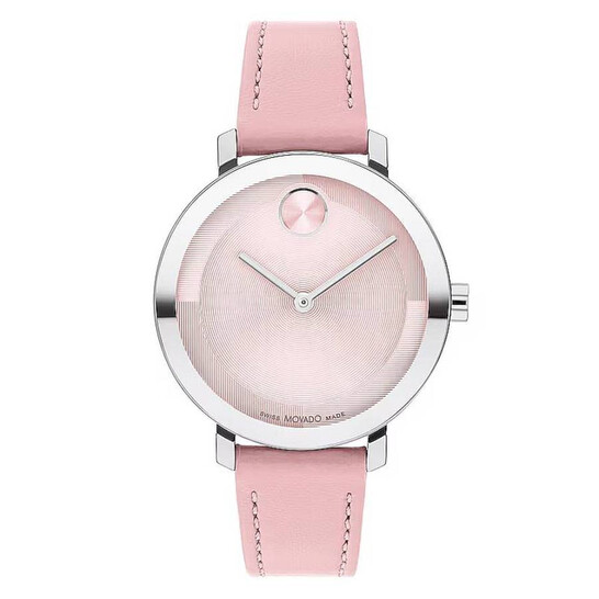Movado Bold Evolution 2.0 Quartz Pink Dial Ladies Watch 3601159 ...