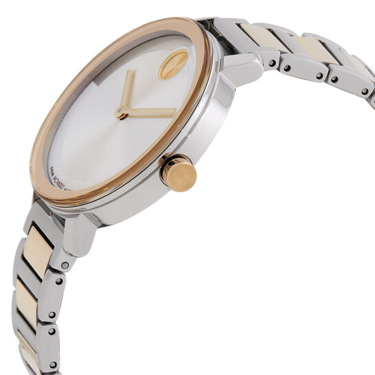 Ladies’ Movado Bold Two-Tone Watch with silver tone dial (model: 3601105) Movado Bold Evolution 2.0 3601105 | Donaldson Watch Repair main image 2