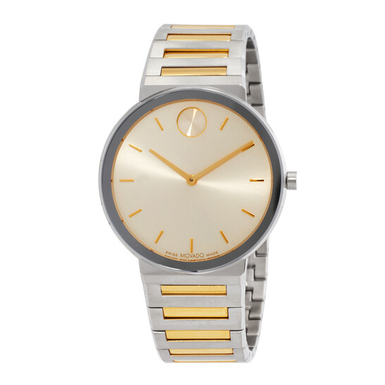 Movado Bold Horizon Quartz Taupe Dial Unisex Watch 3601075  display picture 1