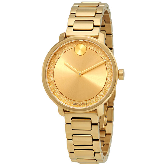 MOVADO Bold Pale Gold Dial Ladies Watch Item No. 3600502 Movado Bold Gold-Tone Ladies Watch 3600502 - Walmart.com main image 4