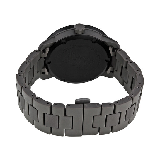 Movado Bold Matte Black Dial Men display picture 1