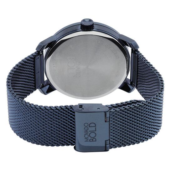 Movado Bold Quartz Blue Dial Men's Watch 3600959 - 546x546 Image #3