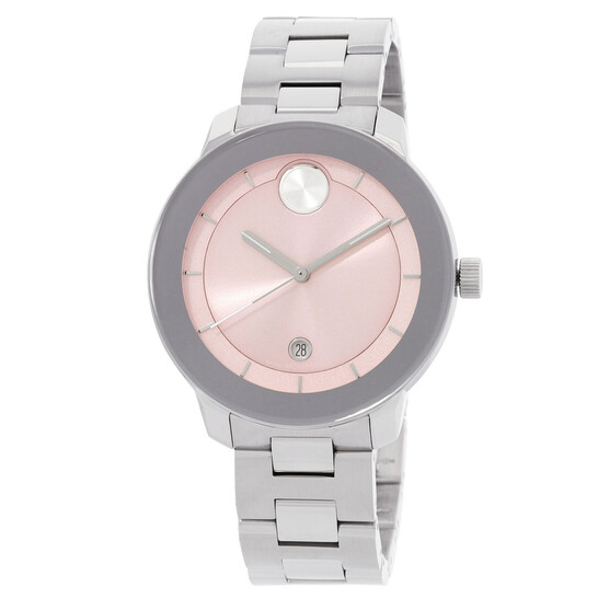Movado Bold Quartz Pink Dial Unisex Watch 3600872 885997456210