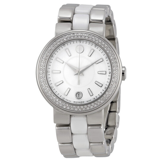 Movado Cerena Stainless Steel Diamond Ladies Watch 0606624  display picture 3
