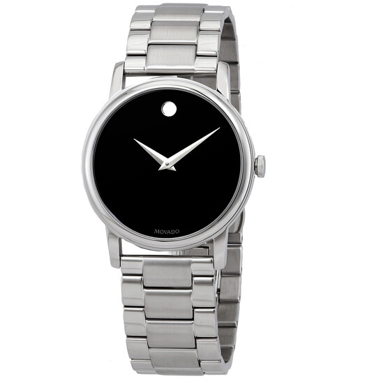 Movado Classic Museum Quartz Black Dial Men display picture 1