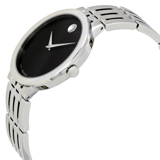 Movado Esperanza Black Dial Stainless Steel Men display picture 3