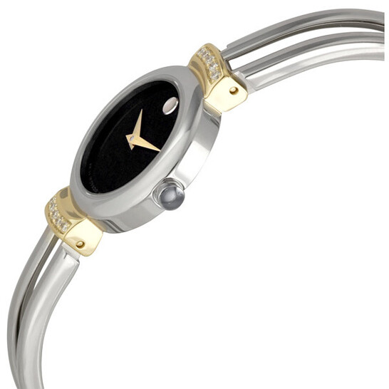 Movado Harmony Two Tone Stainless Steel Diamond Watch  display picture 3