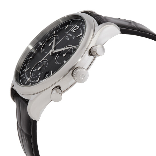 movado 腕時計 Movado Heritage Chronograph Quartz Grey Dial Men's Watch 3650163