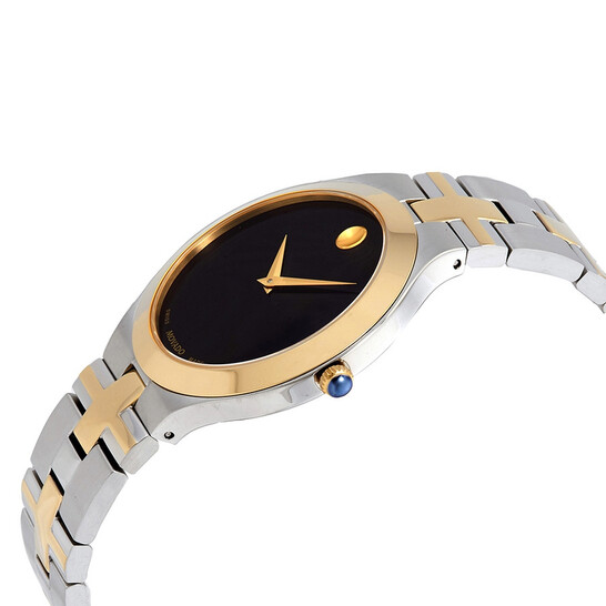 Movado Juro Quartz Black Dial Two-tone Men display picture 1