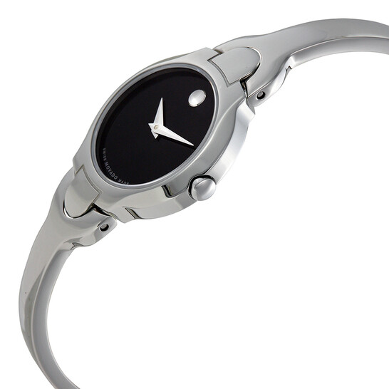 Movado Kara Black Dial Stainless Steel Ladies Watch 0605247  display picture 2