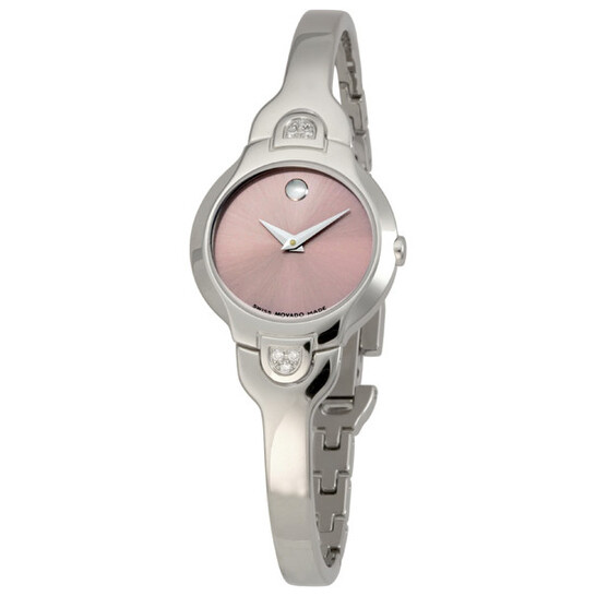 Movado Kara Diamond Watch | Pink Sunray Dial | 6\