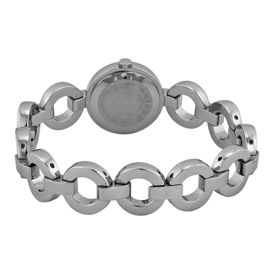 Movado Ladies Bela Moda Stainless Steel Bracelet Watch 0606260