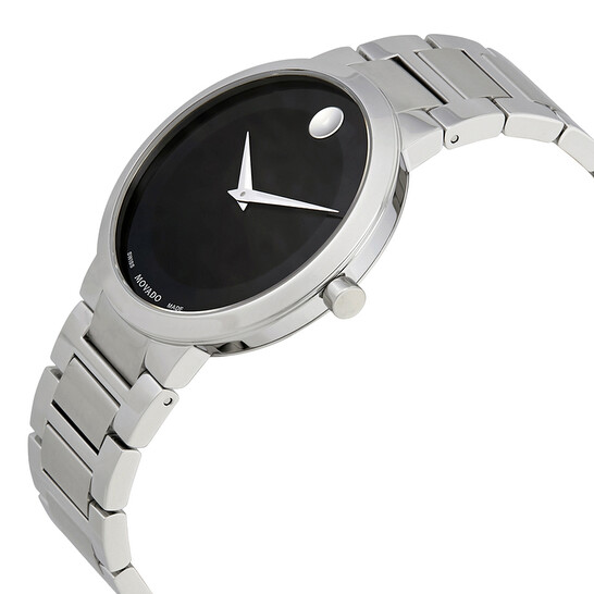 Movado Modern Classic Black Dial Men