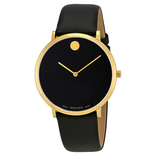 Movado Modern Classic Black Dial Men display picture 1