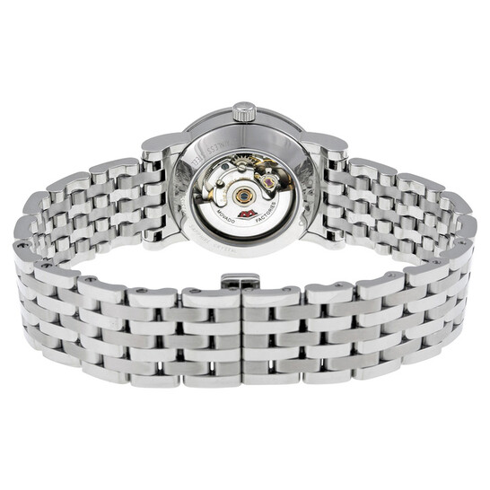 Movado Red Label Black Dial Stainless Steel Ladies Watch 0606107 - 546x546 Image #3