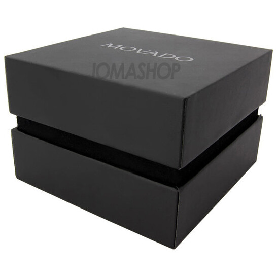 Movado Red Label Black Dial Stainless Steel Ladies Watch 0606107 - 546x546 Image #4