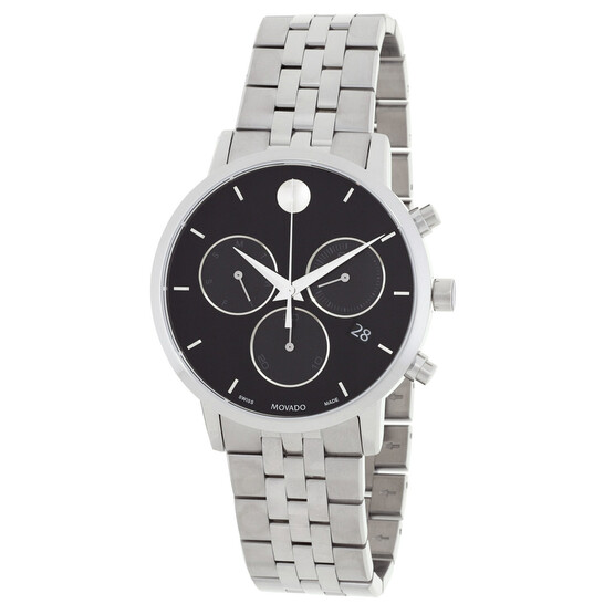 Movado Museum Classic Quartz Black Dial Men's Watch 0607776