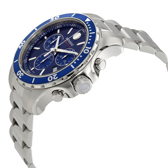 Movado Series 800 Chronograph Blue Dial Men's Watch 2600141 - 546x546 Image #2
