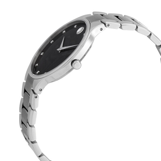 Movado Serio Museum Black Dial Quartz Movado Museum Classic 38mm Black Dial Quartz Stainless Steel  main image 2