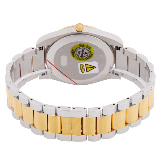 Movado Sport Quartz Black Dial Two-tone Men's Watch 607991