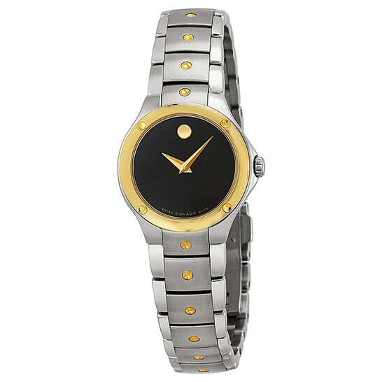 Ladies Sports Edition Movado Black Dial Gold and Stainless Steel MOVADO SE Sport Edition 26MM Quartz Black Dial Women main image 3