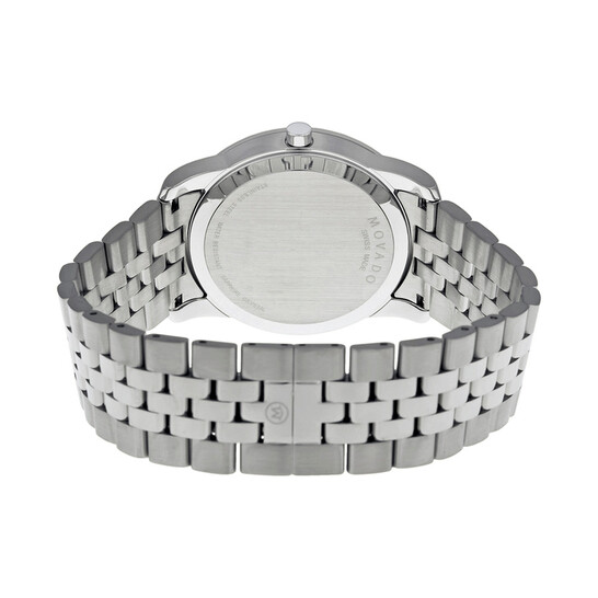 Movado Black Museum Dial Stainless Steel Men's Watch 0606504 Movado Black Museum Dial Stainless Steel Men's Watch 0606504