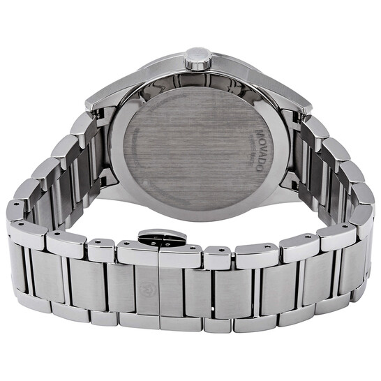 Movado Stratus Quartz Blue Dial Stainless Steel Men's Watch 0607244