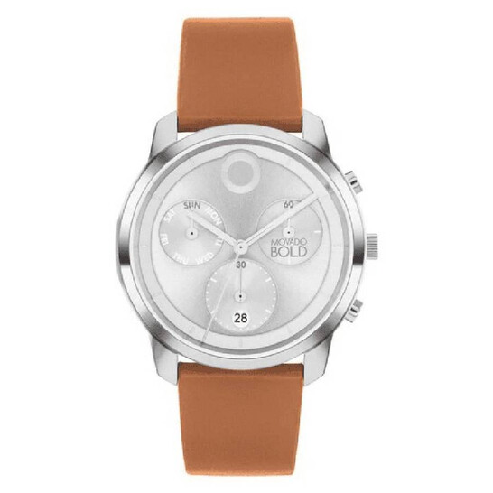 Movado Trend Element Chronograph Quartz Silver Dial Men's Watch 3601028 - 546x546