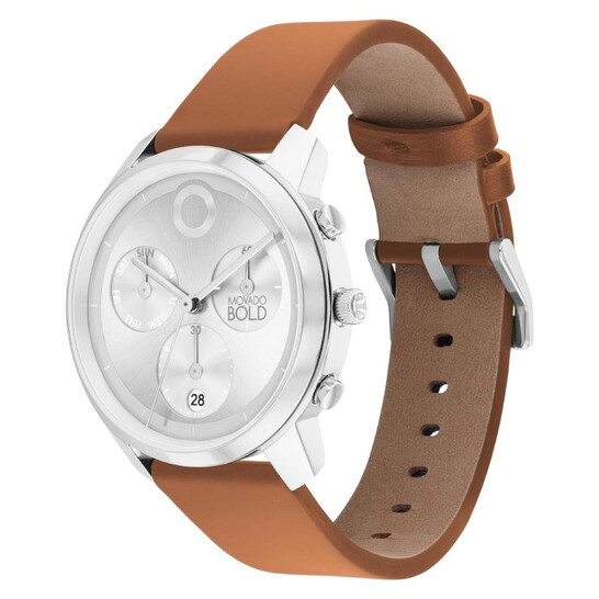 Movado Trend Element Chronograph Quartz Silver Dial Men's Watch 3601028 - 546x546 Image #2