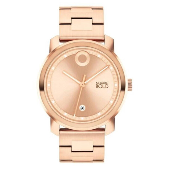 Movado Trend Propel Quartz Rose Gold Dial Ladies Watch  display picture 2