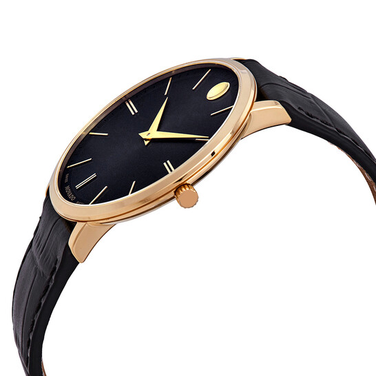 MOVADO モバード　0607173 Ultra Slim　黒金 ミニマリズム Movado Ultra Slim 607091 35mm Watch - Samsclub.com