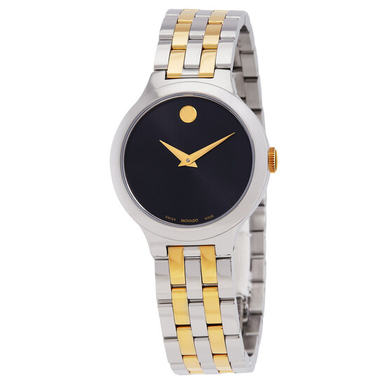 Movado Museum Movado Veturi Movado Veturi Quartz Black Dial Ladies