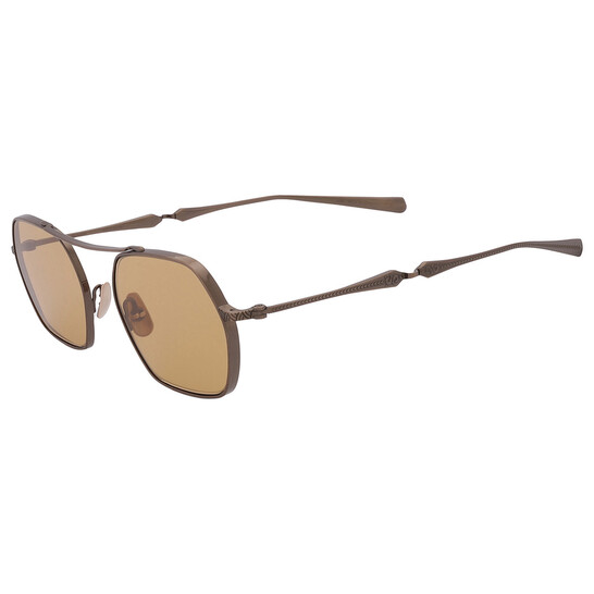 Mr. Leight Ryder S Semi-Flat Tuscan Gold Geometric Ladies