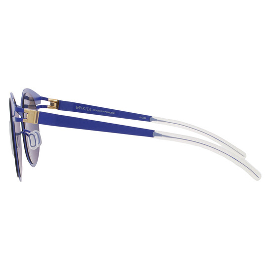 MYKITA Sunglasses Marlene 138 Blue 51mm Frame Mykita No1 Sun-marlene-international Blue Grey Round Unisex  main image 4