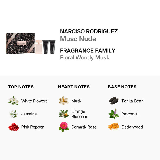 Narciso Rodriguez Ladies Musc Nude Gift Set Fragrances