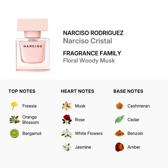 Narciso Rodriguez Ladies Narciso Cristal EDP 1.7 oz Fragrances