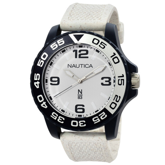 Nautica N83 Mens Napfws302 Finn World Reloj Con Correa De Fi