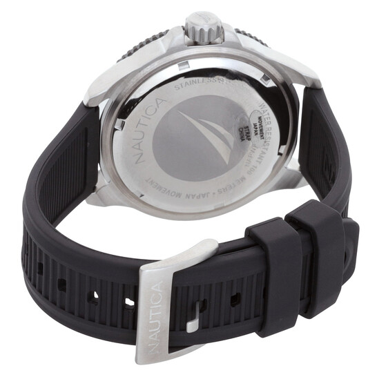 Nautica Nct Windros Multifunction Quartz Black Dial Men's Watch