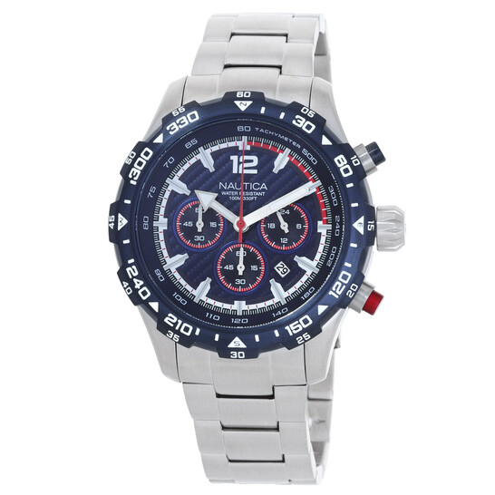 Nautica NST Chronograph Quartz Blue Dial Men's Watch NAPNSS404