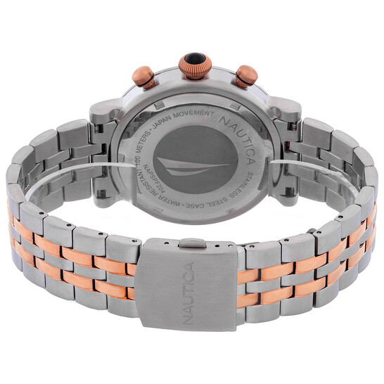 Nautica Spettacolare Chronograph Quartz Silver Dial Men's Watch