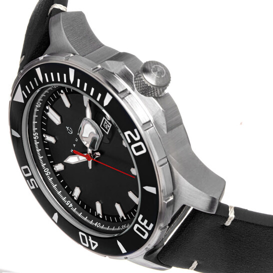 Nautis Dive Pro 200 Quartz Black Dial Men display picture 2