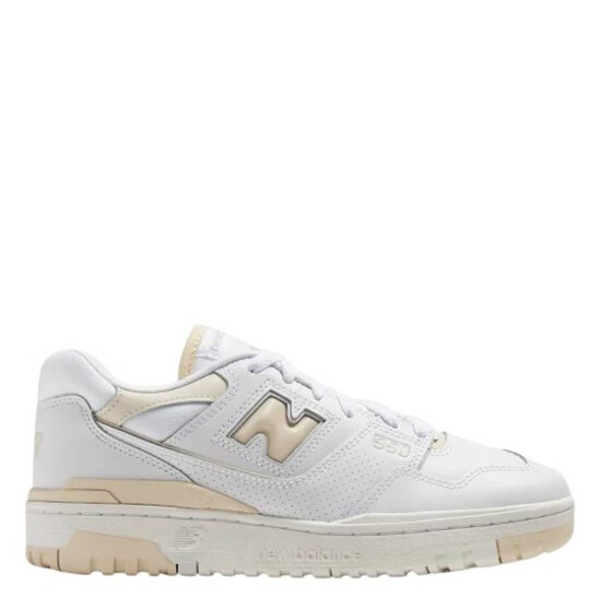 New Balance White 550 Leather Low-Top Sneakers, Brand Size 5.5