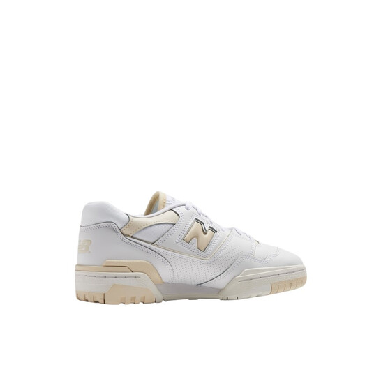 New Balance White 550 Leather Low-Top Sneakers, Brand Size 5.5
