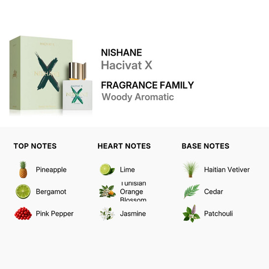 Nishane Hacivat X Extrait de Parfum Spray 3.4 oz Fragrance