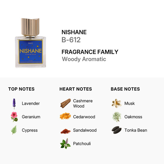 Nishane Men's B-612 Extrait de Parfum Spray 1.7 oz Fragrances