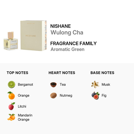 Nishane Unisex Wulong Cha Extrait de Parfum Spray 3.4 oz