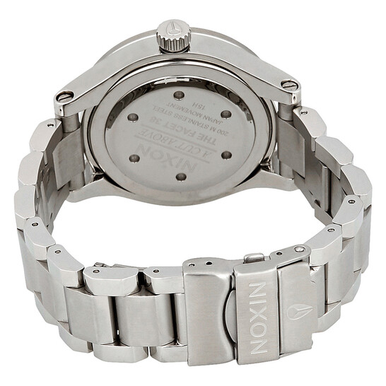 Nixon All Silver Facet 38 Watch Nixon Facet 38 Silver Watch, 38mm, Water Resistant, A409  main image 4