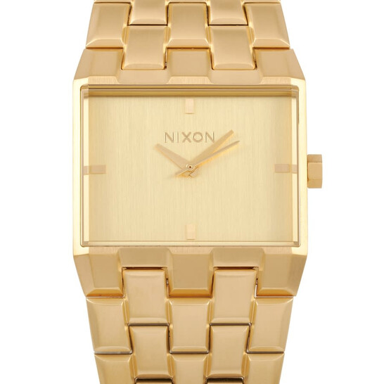 Nixon Ticket II Quartz Gold Dial Men's Watch A1262-502-00