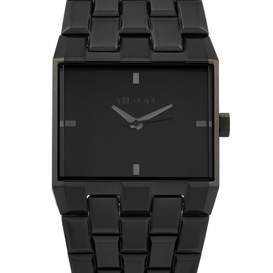 Nixon All Black Clutch Nixon Ticket Quartz Black Dial Men's Watch